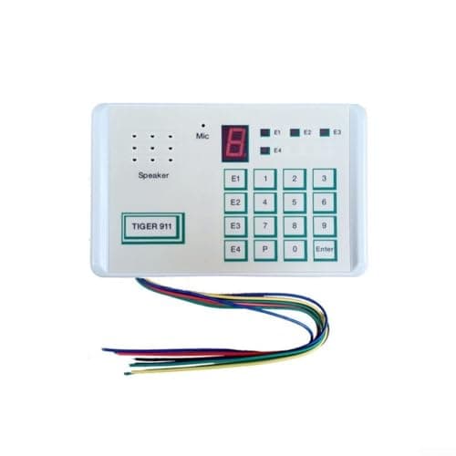 HanOaki Telephone PSTN Auto Dialer for Alarm Systems with Voice Message Playback, 4 Number Storage, 20-Second Recording, Password Stop Function, Power Outage Memory Retention, White Plastic Housing — view 4