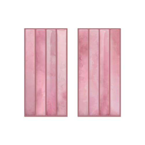24 piece 3D smart backsplash tiles peel and stick for kitchen bathroom vanity RV decor,adhesive marble backsplash stickers stick on wall tiles