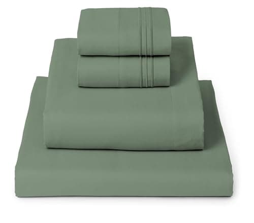 Mellanni Queen Sheets Set - 4 PC Iconic Collection Bedding