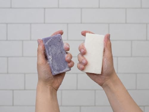 Snowies Bar Soap | Pack of 6 | Made in Canada | Mix Pack | 97% Natural, Essential Oils, Moisturizing, Glycerin, Vegan | For Men & Women | Blended Snow - 3 Scents (450 g, 75g x 6 bars) — view 6