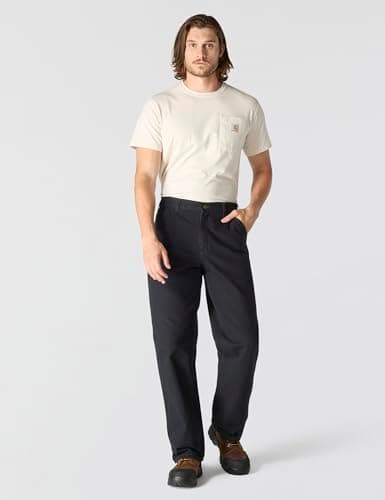 Carhartt Men's B324 Washed Twill Relaxed Fit Pant, Black, 36W x 32L — view 4