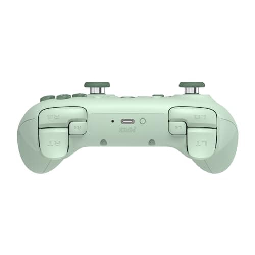 8Bitdo Ultimate 2C Wireless Controller for Windows PC and Android, with 1000Hz Polling Rate, Hall Effect Joysticks and Hall Triggers, and Remappable L4/R4 Bumpers (Green) — view 2