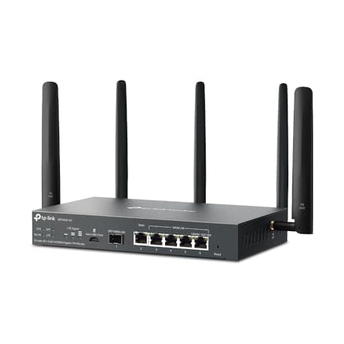 TP-Link ER706W-4G Omada 4G+ Cat6 AX3000 Gigabit VPN Gateway Router | Wi-Fi 6 AX3000 Dual Band with LTE | Supports Omada Mesh | Easy Set-up — view 3