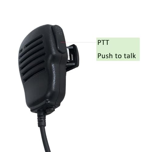 BVMAG Speaker Mic Handheld Microphone Compatible with Cobra Microtalk Cxt195 PX655 Cx112 PX650 ACXT1035r ACXT145 ACXT545 RX385 RX685 Walkie Talkie Two Way Radio 2Pack — view 2