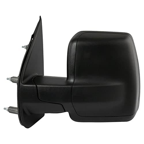 TRQ Driver Side Mirror Assembly Power Textured Black Compatible with 2012-2021 Nissan NV2500 NV3500 — view 6