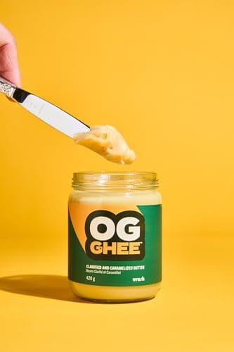 OG GHEE | 420g | Hormone and Antibiotic Free, Clarified Butter, Caramelized Flavour, Keto and Paleo Friendly, Gluten Free, Lactose and Casein Free, Carnivore — view 2
