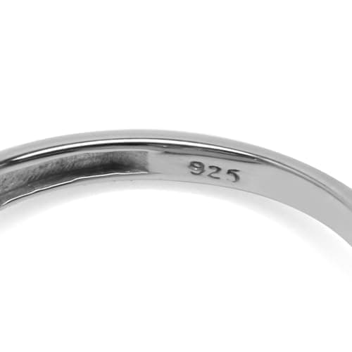 Silvershake Natural Black Onyx White Gold Plated 925 Sterling Silver Triquetra Celtic Knot Ring Size 3.5 — view 4