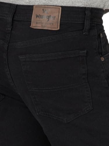 Wrangler Authentics Men's Regular Fit Comfort Flex Waist Jean, Black, 34W x 30L — view 4