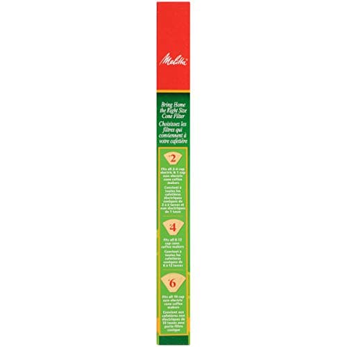 MELITTA Natural Brown #6 Cone Filters, Cone Coffee Filters, Replacement Filters, Coffee Maker Filters, 40 Count (Pack of 12) — view 3