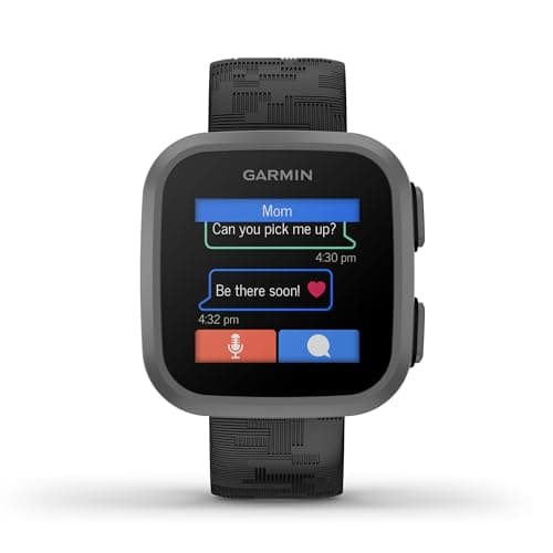 Garmin Bounce™, Kids Smartwatch, Two-Way Text and Voice Messaging, Location Tracking, Black Camo