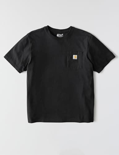 Carhartt Men's Big K87 Workwear Short Sleeve T-Shirt (Regular and Big & Tall Sizes), Black, XX-Large Tall — view 9