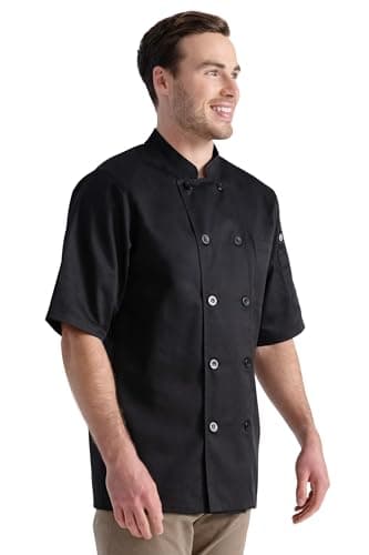 Chef Works Unisex Volnay Chef Coat, Black - New, Medium — view 4