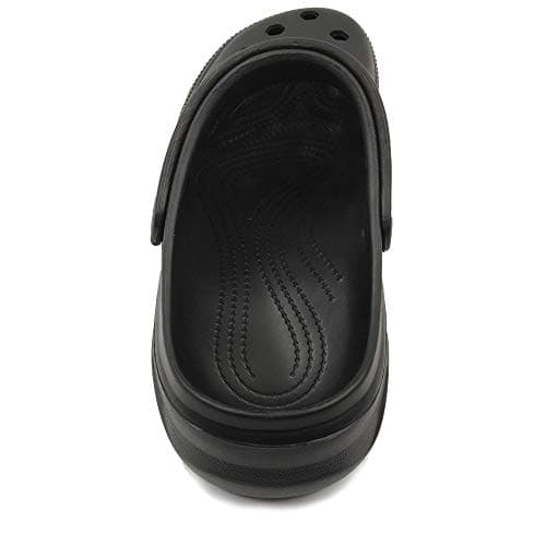 AMOJI Adults Garden Clogs Women's Gardening Clog Men's Garden Shoes Sandals Slippers Bathroom Beach Home Outdoor Shower Lightweight Summer Shoes Femme Homme Sabot A1521 Size Black 13 Women/12 Men — view 3
