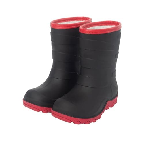 Kids Winter Rain Boots, Waterproof Rubber Warm Boots, Children Mud Boots for Boys and Girls, Toddler/Little Kid/Big Kid