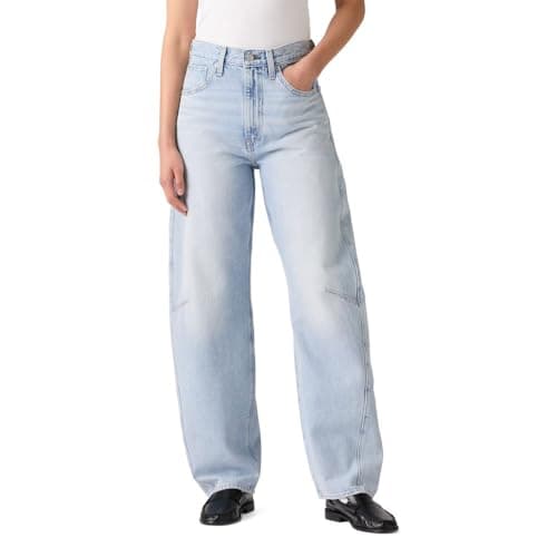 Levi's Women's Cinch Barrel Jeans, (New) Abraided Art (Non Stretch), 23W x 31L