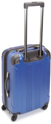 Kenneth Cole REACTION Out of Bounds Lightweight Hardshell 4-Wheel Spinner Luggage, Cobalt Blue, 24-Inch Checked — view 3