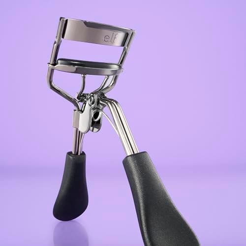 e.l.f. Pro Eyelash Curler, Stainless Steel Lash Curler, Long-Lasting Natural Curl, Ergonomic Design, Includes Replacement Pad, Fits All Eye Shapes — view 2