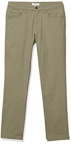 Amazon Essentials Men's Skinny-Fit 5-Pocket Stretch Twill Chino Pants (Previously Goodthreads), Dark Olive, 34W x 29L — view 2