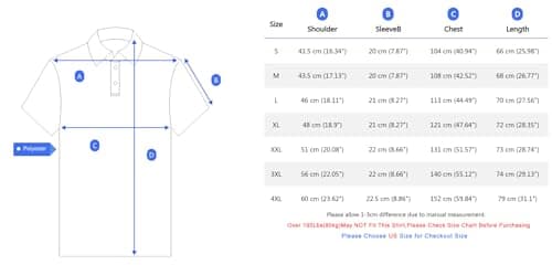 jeansian Men's Short Sleeve Fit Sport Polo Tee Shirts T-Shirts Tshirt Tops Poloshirt Golf Tennis Pickleball LSL195_Navy_L — view 4