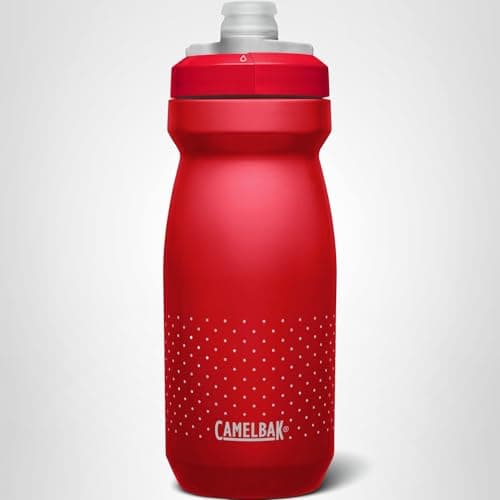 CamelBak Podium Bike Squeeze Water Bottle, High‑Flow Easy‑Squeeze Design for Cycling Performance, 21oz, Red — view 2