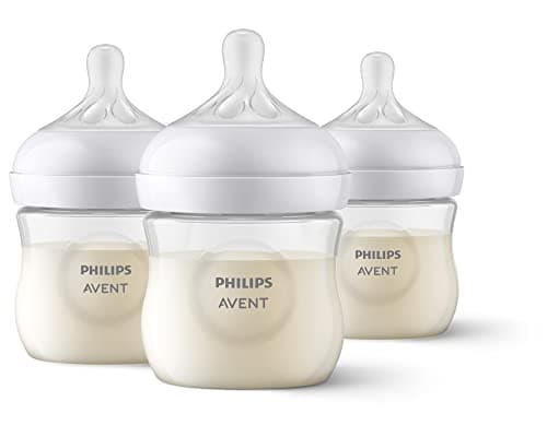 Philips Avent Natural Baby Bottle with Natural Response Nipple (Slow Flow, Flow 2), 4oz, 3-pack, SCY900/03 — view 10