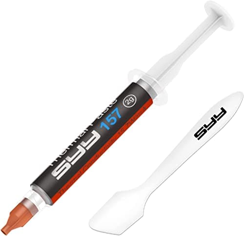 Thermal Paste CPU 2g SYY with Toolkit Compound Paste Heatsink for IC/Processor/CPU/All Coolers, Carbon Based High Performance, Thermal Interface Material