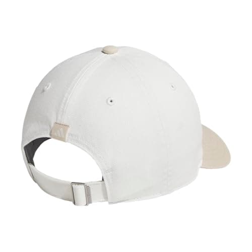 adidas Women's Saturday Hat – Relaxed Fit Strapback Baseball Cap, Off White/Crystal Linen Beige/3, OSFA — view 3