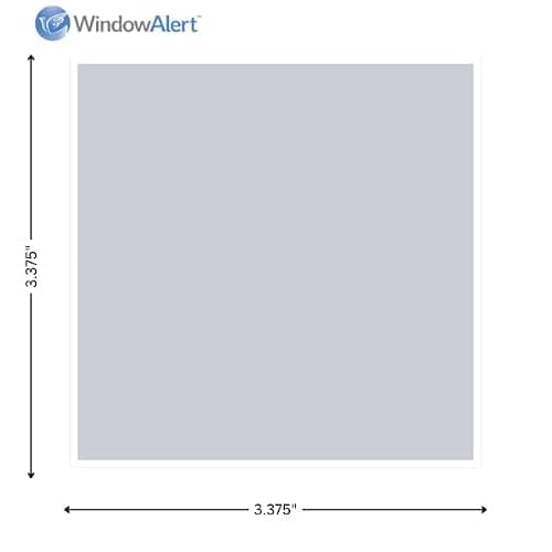 WindowAlert Classic Square Anti-Collision Decal - UV-Reflective Window Decal to Protect Wild Birds from Glass Collisions - Made in The USA — view 2