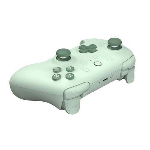 8Bitdo Ultimate 2C Wireless Controller for Windows PC and Android, with 1000Hz Polling Rate, Hall Effect Joysticks and Hall Triggers, and Remappable L4/R4 Bumpers (Green)