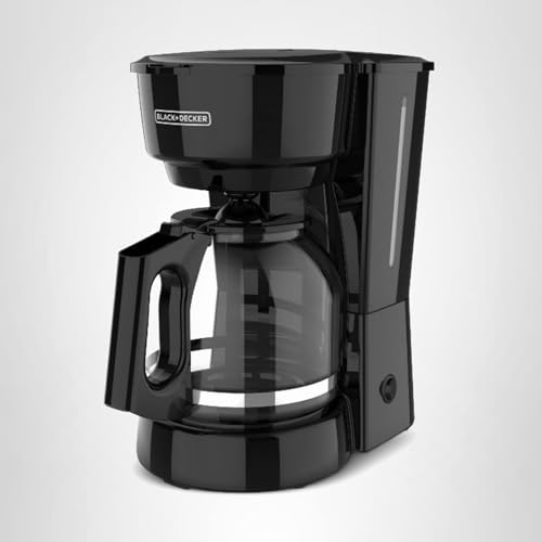 BLACK+DECKER 12-Cup Coffee Maker with Easy On/Off Switch, Easy Pour, Non-Drip Carafe with Removable Filter Basket, Vortex Technology, Black — view 10