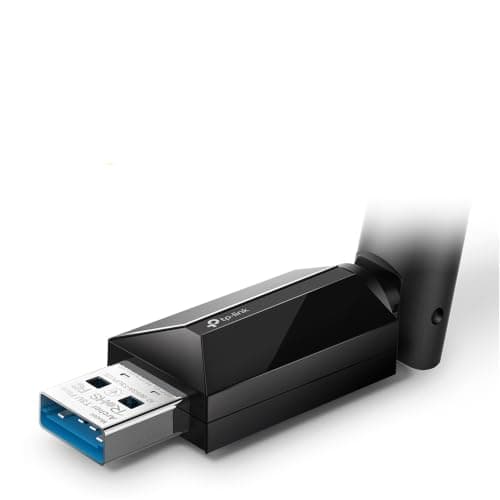 TP-Link USB WiFi Adapter for Desktop PC (Archer T3U Plus) - AC1300Mbps USB 3.0 WiFi Dual Band Network Adapter with 2.4GHz/5GHz High Gain Antenna, MU-MIMO, Windows 11/10/8.1/8/7/XP, Mac OS 10.9-10.15 — view 3