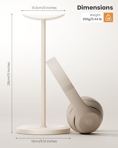 Tiiletzote Headphone Stand, Desktop Headset Holder, Starlight — view 5