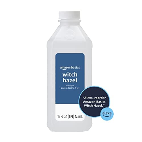 Amazon Basics Witch Hazel USP Astringent for Oily Skin, Relief from Irritation and Redness, Unscented, 16 Fluid Ounces (Previously Solimo) — view 2