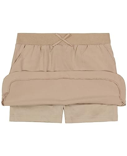 Nautica Girls School Uniform Performance Scooter, Khaki, 5 — view 2