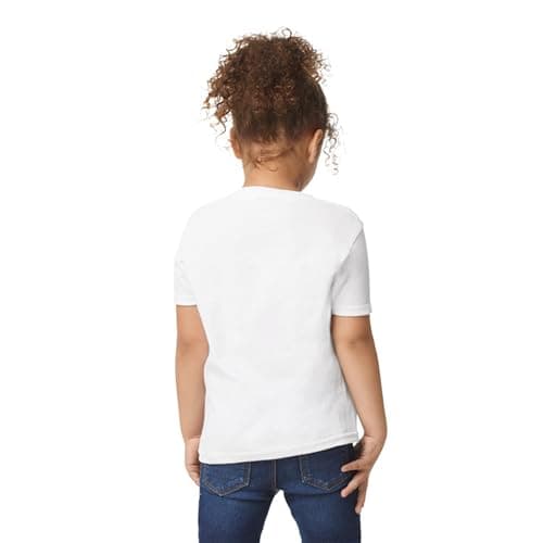 Gildan Youth Toddler T-Shirt, Style G5100P, 2-Pack, White, 4T — view 4