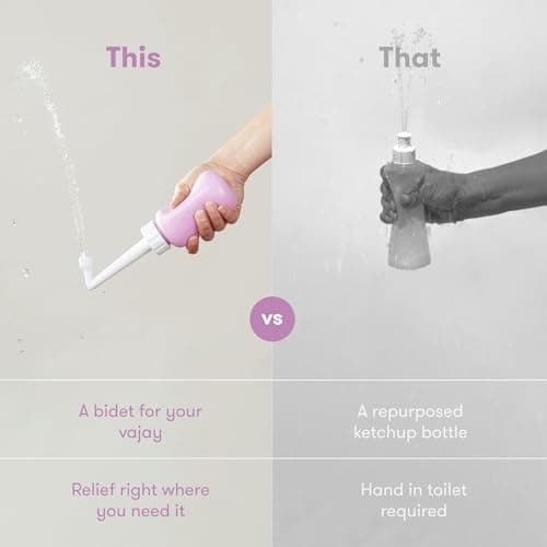 Frida Mom Upside Down Peri Bottle for Postpartum Care, Portable Bidet Perineal Cleansing and Recovery for New Mom, The Original Fridababy MomWasher — view 4