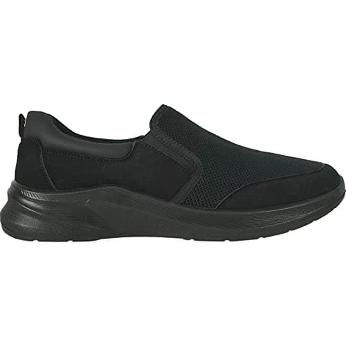 vangelo Professional Slip Resistant Men Slip On Work Shoe for Food Service Health Care Waiter Nurse Jimmy-2 Black Men Size 15W — view 2