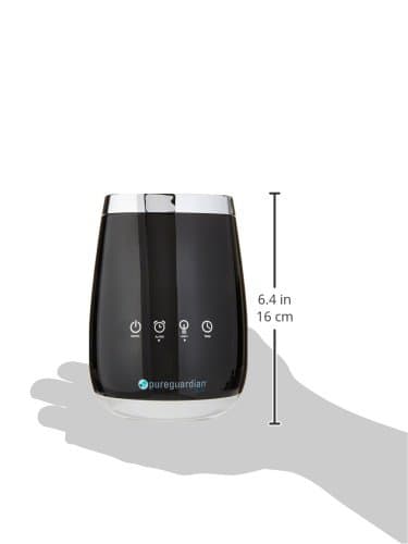 PureGuardian Diffuser for Essential Oils, Ultrasonic, Cool Mist, Aromatherapy Creates Relaxing Environment, Optional Night Light, Alarm Clock, Timer, Up to 5-8 Hours, SPA260 — view 2
