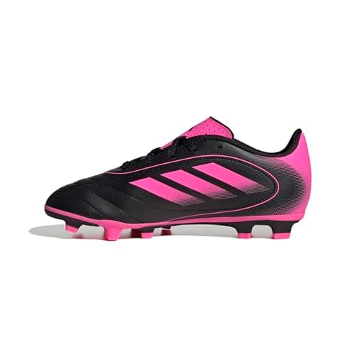 Adidas Unisex-Kids Goletto IX Firm Ground/Multi Ground, Black/Lucid Pink/Black, 6