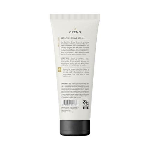 Cremo Sensitive Shave Cream, Astonishingly Superior Ultra-Slick Shaving Cream for Men, Fights Nicks, Cuts and Razor Burn, 6 Fl Oz — view 5