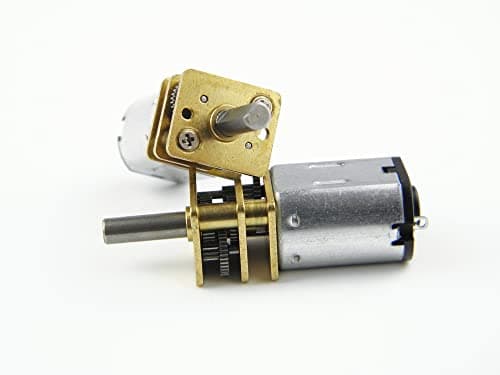 CHANCS N20 Small Dc Motor 12V 100RPM Shaft Length 10mm Geared Motor with Metal Gearbox Motor for DIY RC Toys 2PCS — view 3