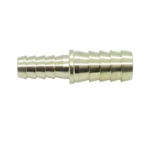 CDQBWKJGFJ 2 Pcs Brass Hose Barb Reducer Fitting,3/4" to 1/2" Barb Hose ID, Reducing Hose Barb Splicer Tubing Hose Adapter/Coupler,for Water/Fuel/Air — view 4