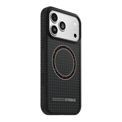 OtterBox Sole Series Phone Case for iPhone 17 Pro Max - Midnight Circuit - Grippy iPhone Case, Protective Phone Case with Strap, Magsafe Black — view 3