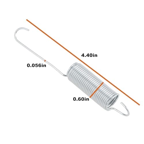 ECSiNG 2 Pcs Snow Removal Machine Elastic Spring 08300017 Compatible with Ariens Deluxe ST Platinum Power Brush Series Snow Blowers — view 3