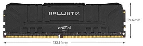 Crucial Ballistix 3200 MHz DDR4 DRAM Desktop Gaming Memory Kit 32GB (16GBx2) CL16 BL2K16G32C16U4B (BLACK)