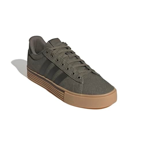 adidas Men's Daily 4.0, Olive Strata/Shadow Olive/Gum, 10.5 — view 4