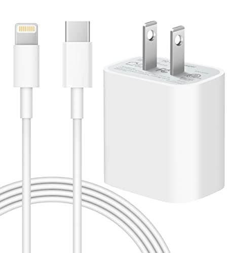iPhone 14 13 12 Charger Fast Charging 20W USB C Wall Charger with 6FT Cable — view 3