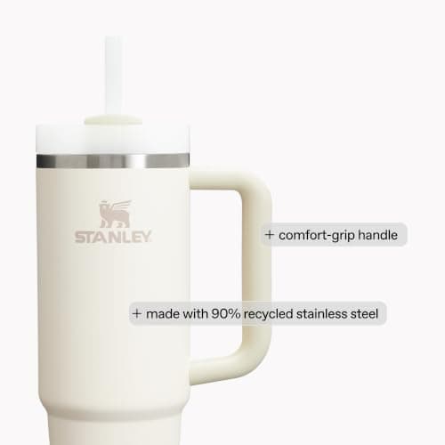 STANLEY Quencher H2.0 Tumbler with Handle and Straw 40 oz | Flowstate 3-Position Lid | Cup Holder Compatible for Travel | Insulated Stainless Steel Cup | BPA-Free | Cranberry — view 5