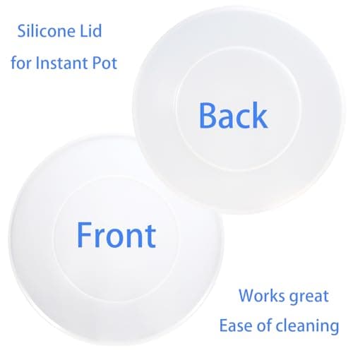 Silicone Lid for Instant Pot 3 QT, 8.1IN Reusable Pot Cover for Instant Pot 3 Quart, Lid 3 qt for Instantpot, Reusable Silicone Lid for Bowl & Food Cover, Accessories for Instapot, Transparent White — view 4
