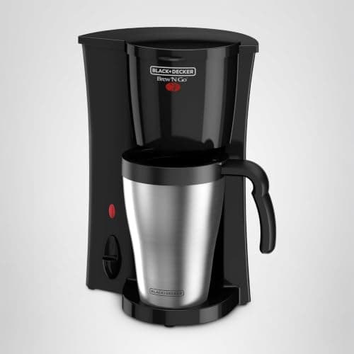 BLACK+DECKER Coffeemaker, 1, 0.45 liters, Black/Stainless Steel — view 8